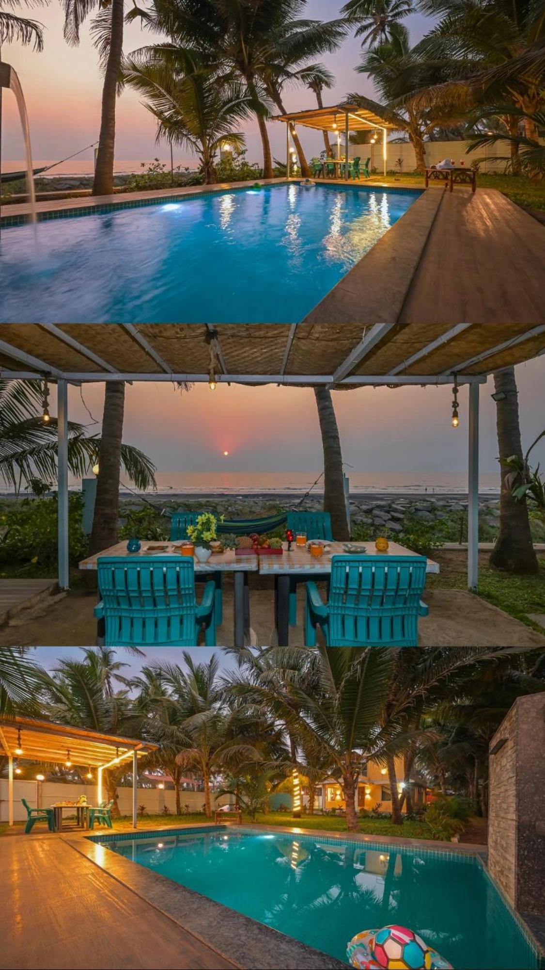 En Ocean Infinity Pool Villa Overlooking Sea ,Beach Touch Alībāg Εξωτερικό φωτογραφία