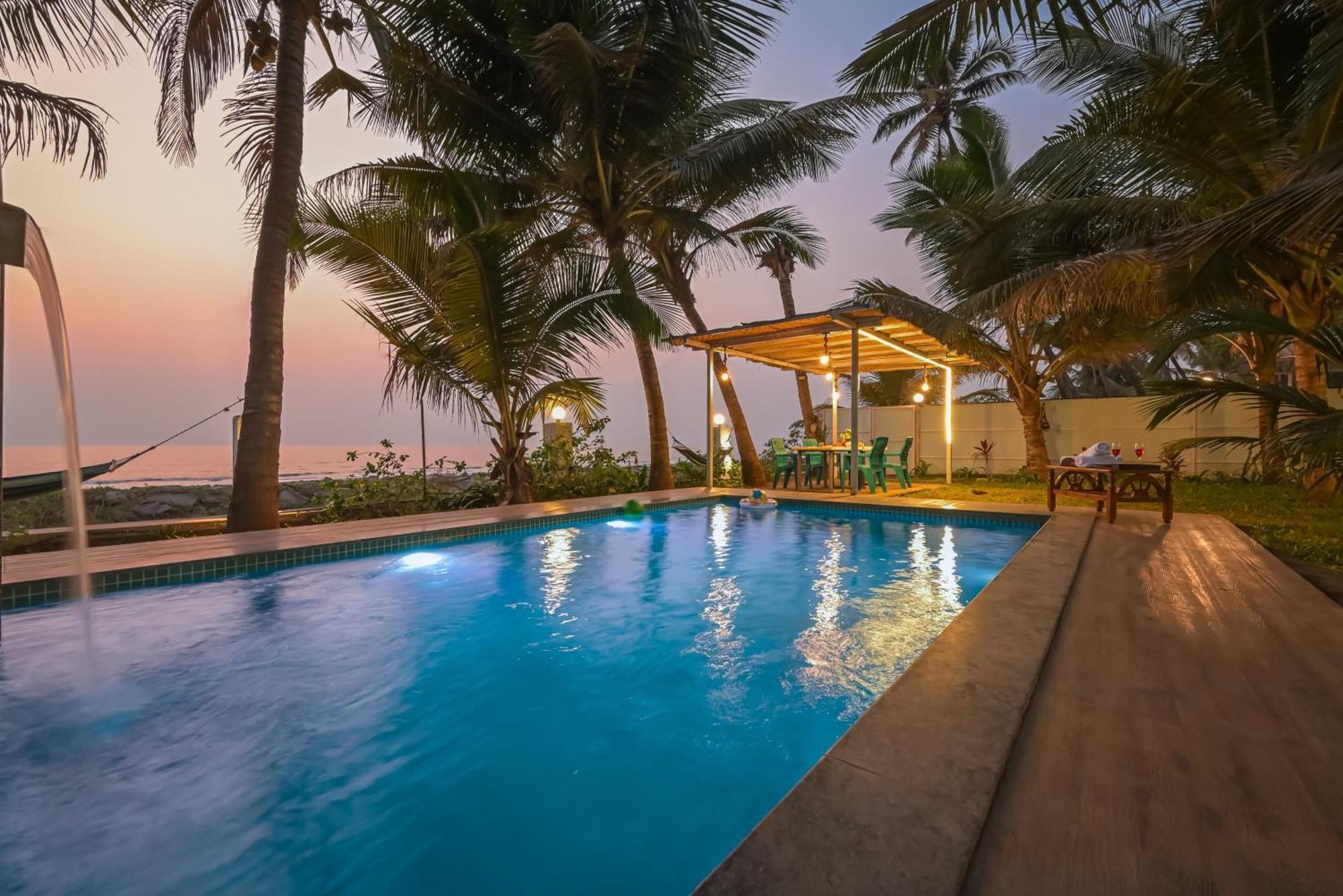 En Ocean Infinity Pool Villa Overlooking Sea ,Beach Touch Alībāg Εξωτερικό φωτογραφία