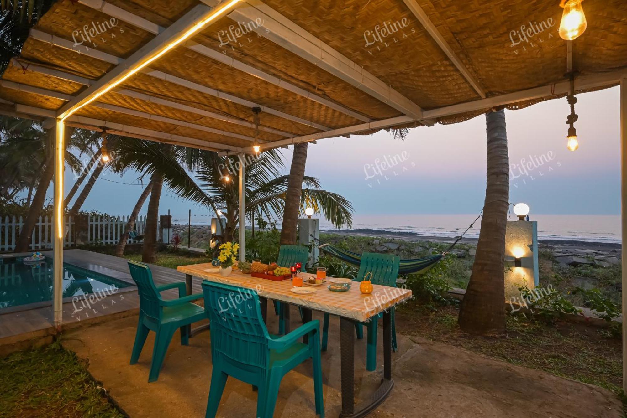 En Ocean Infinity Pool Villa Overlooking Sea ,Beach Touch Alībāg Εξωτερικό φωτογραφία